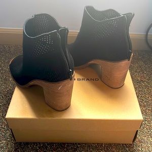 Lucky Brand Suede Heel Peep Toe